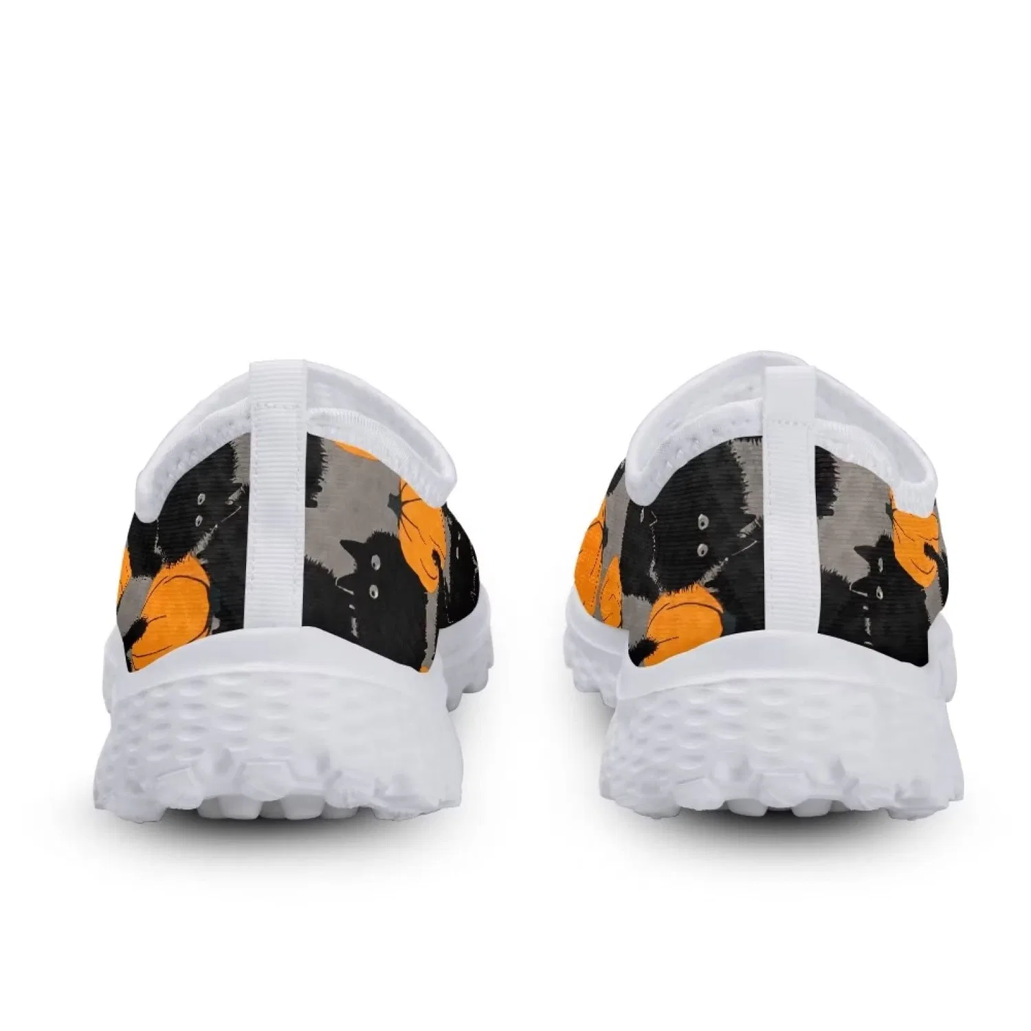 Детские кроссовки для девочек с принтом Snowflake Butterfly Ethnic Pattern Kuiaobaty, Gatto Divertente — фото 4