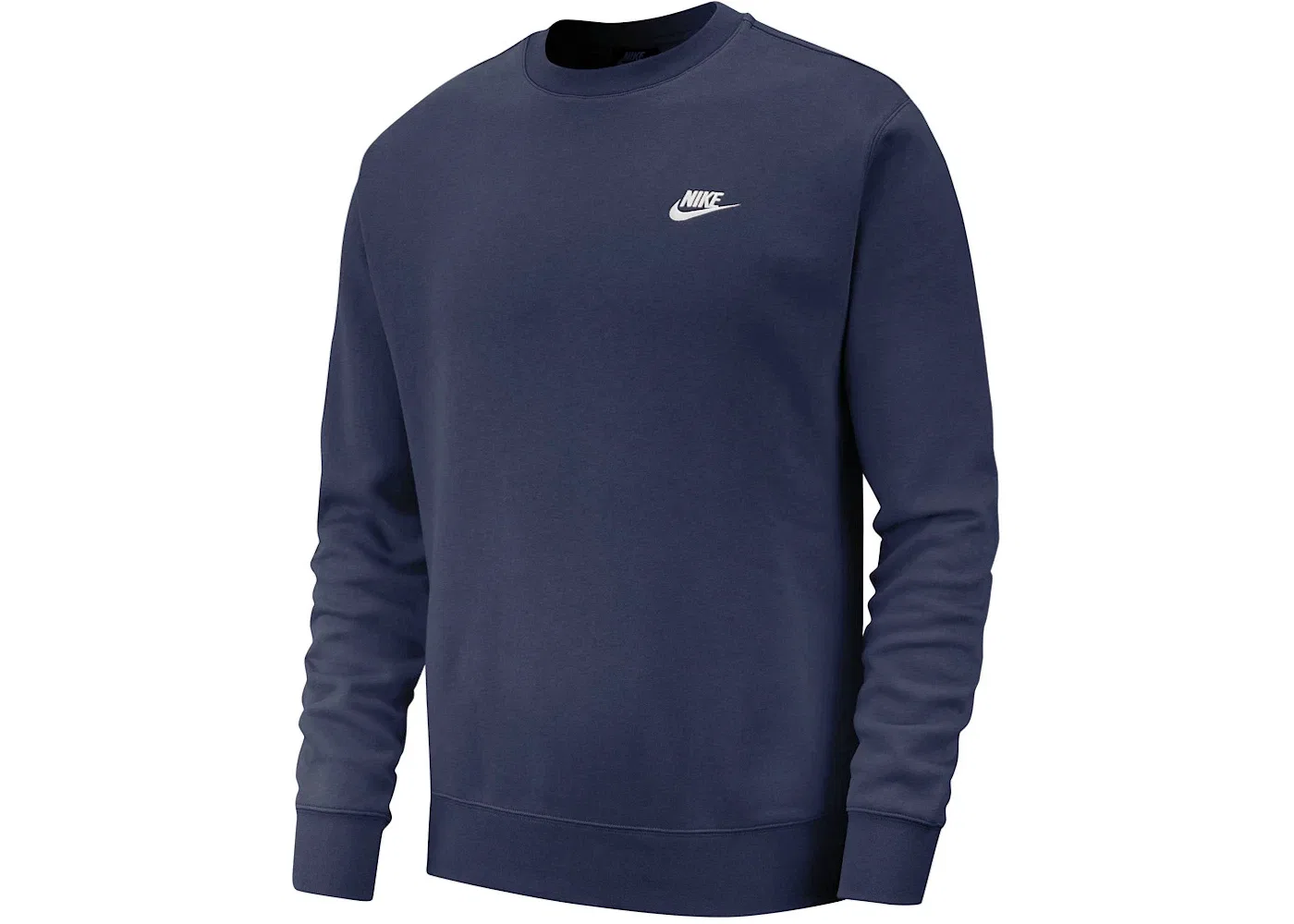 Мужской свитшот с длинным рукавом Crewneck Nike, Midnight Navy/White