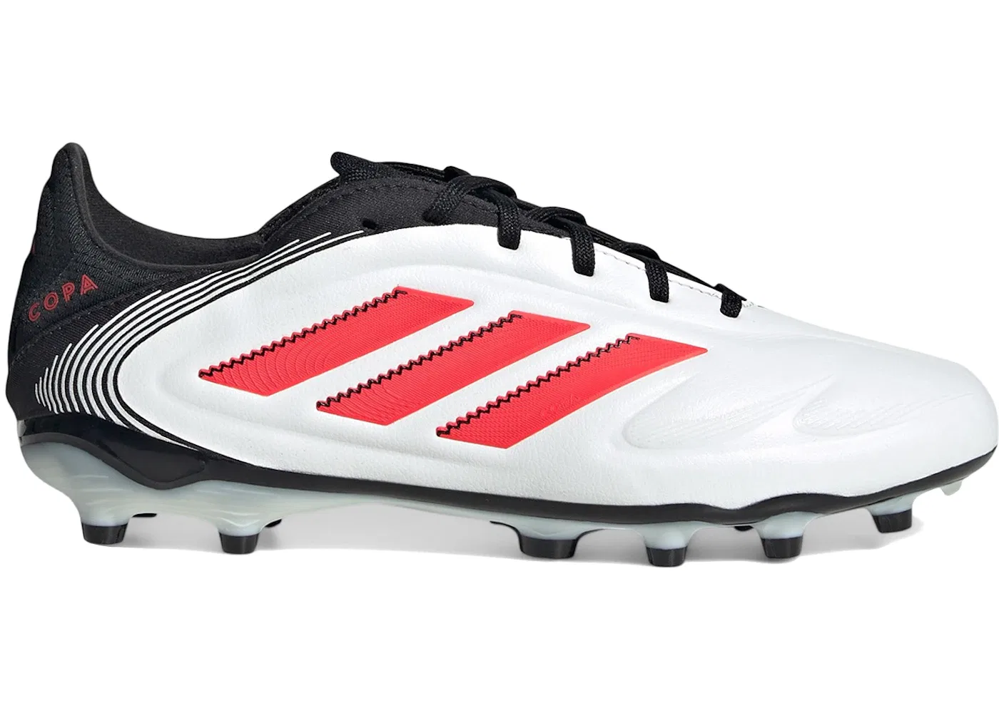Детские бутсы с длинным рукавом Adidas Copa Pure 3 Elite FG/MG, Cloud White Lucid Red Core Black
