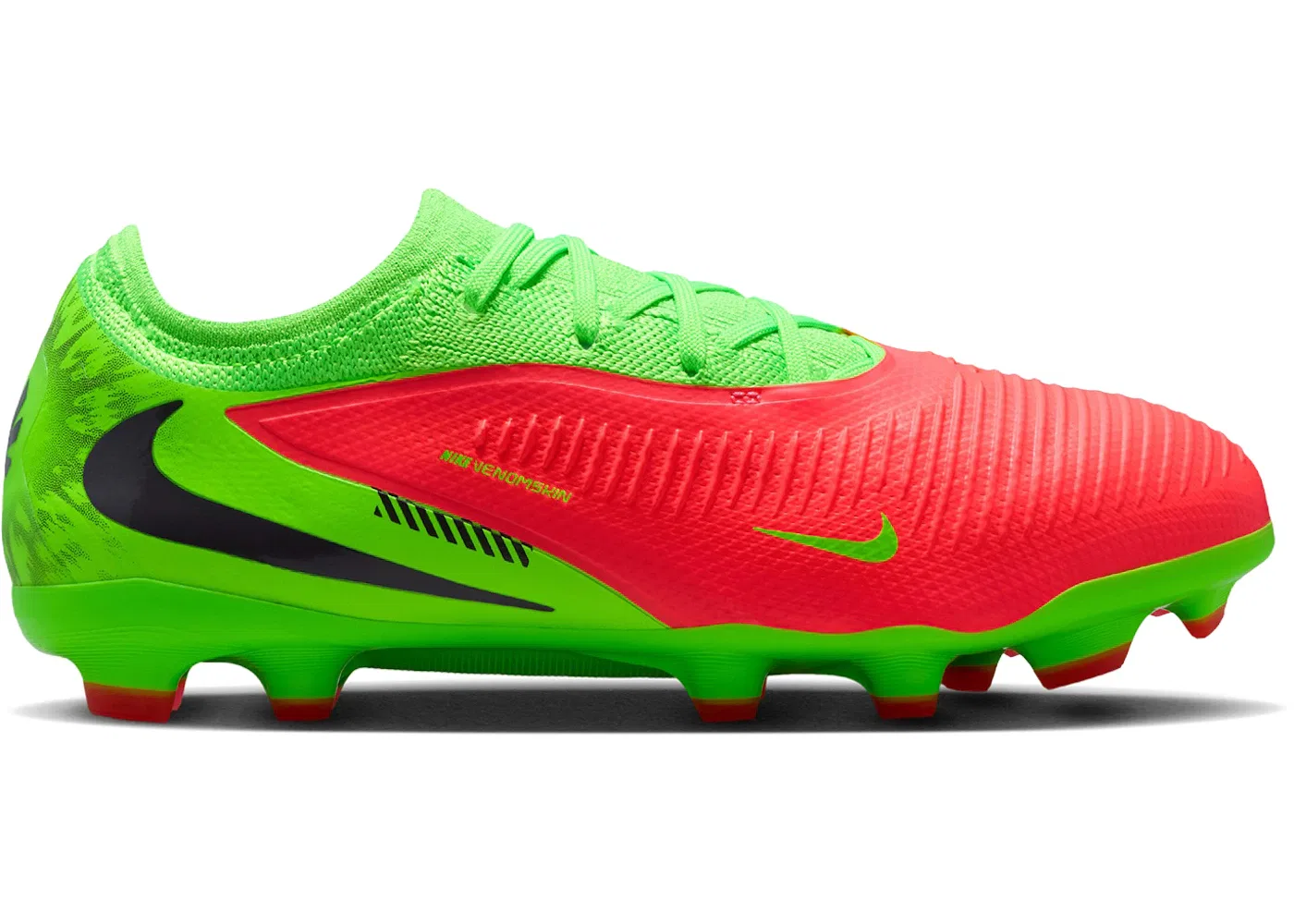 Детские бутсы Nike Phantom 6 Low Pro MG Erling Haaland Harness Your Haaland (GS), Hot Punch Green Strike Black