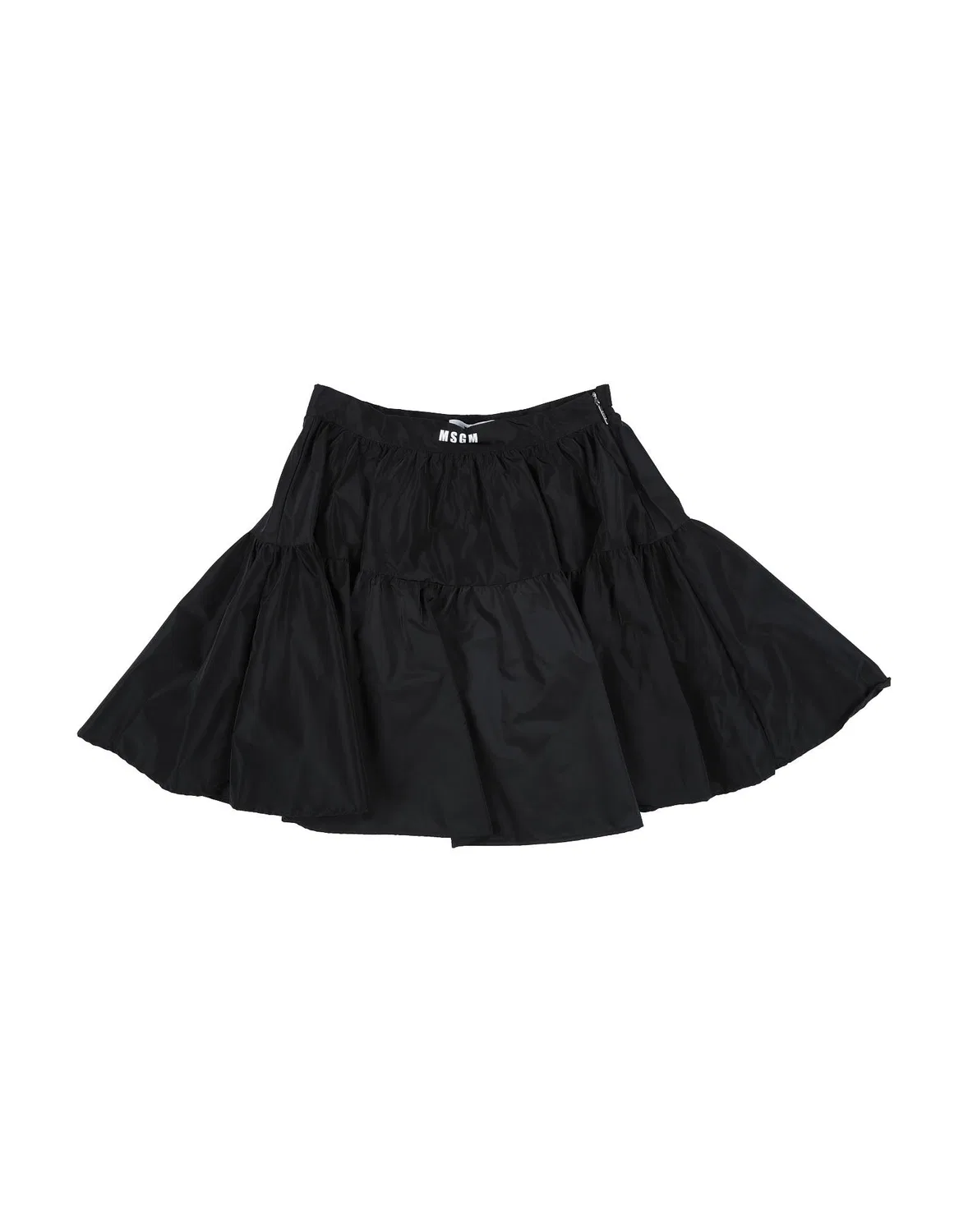 Детская юбка из техноткани Msgm, черный
