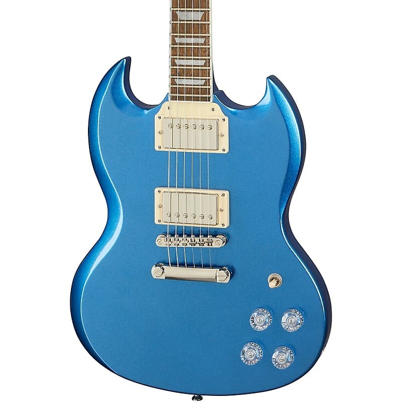 

Epiphone SG Muse - радио синий металлик