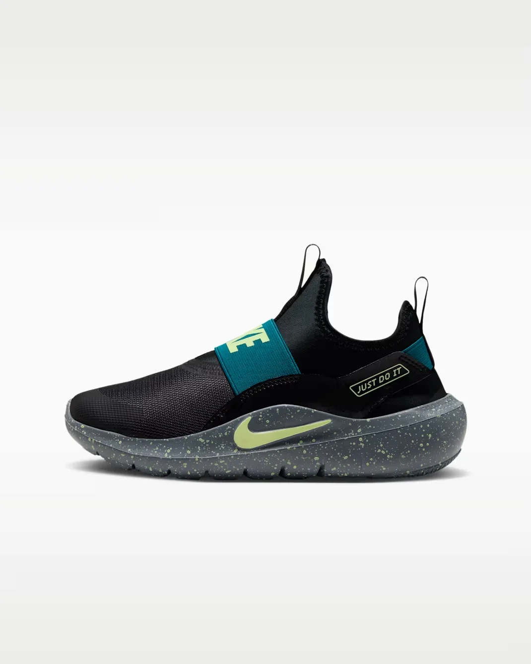 Кроссовки подростковые Nike Flex Runner 4 SE, черный/зеленый