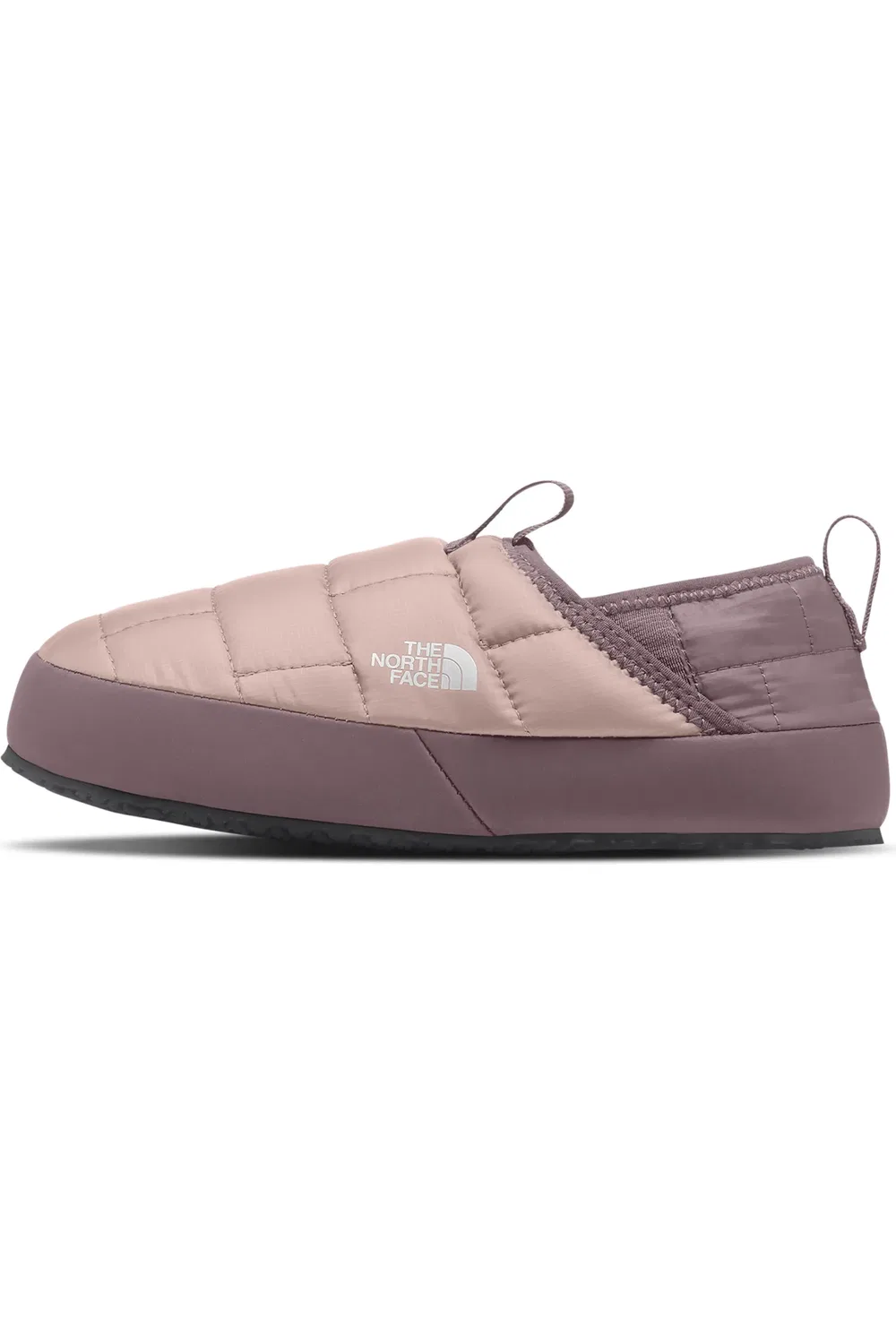 Детские тапочки-слайдеры с коллапсируемой пяткой ThermoBall Traction II Convertible The North Face, Pink Moss/Fawn Grey