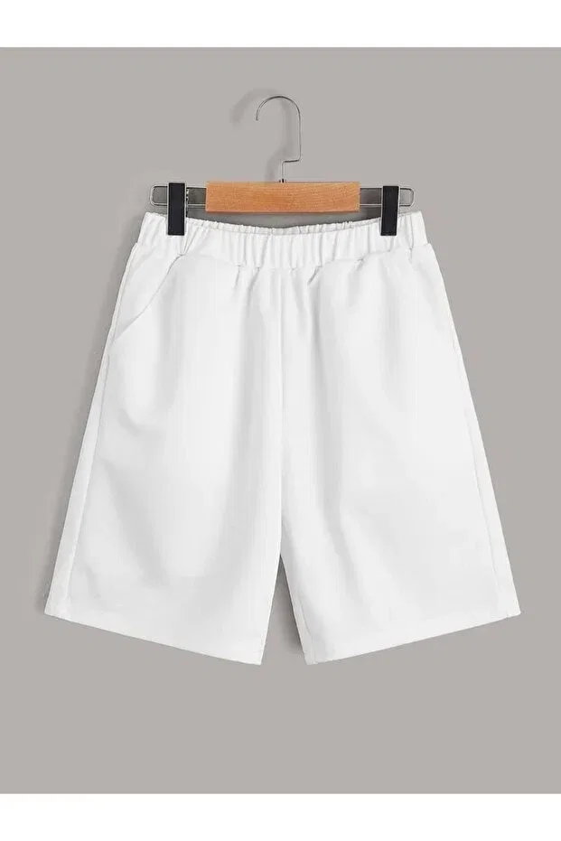Детские шорты для девочек из полиэстера Shop, White