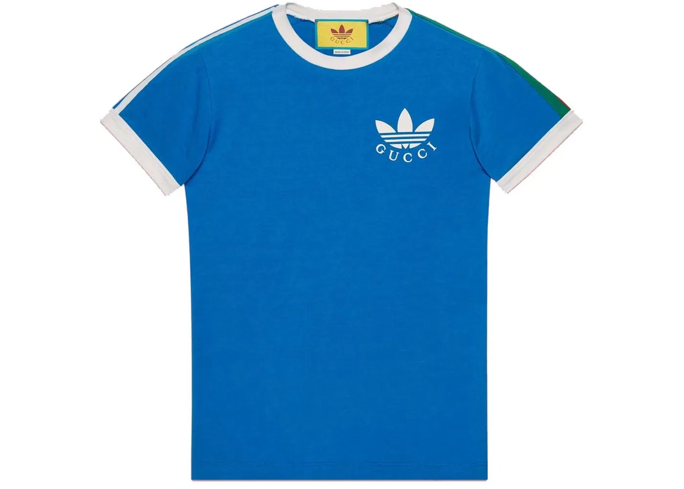 Мужская футболка с принтом Trefoil Print Gucci, Blue