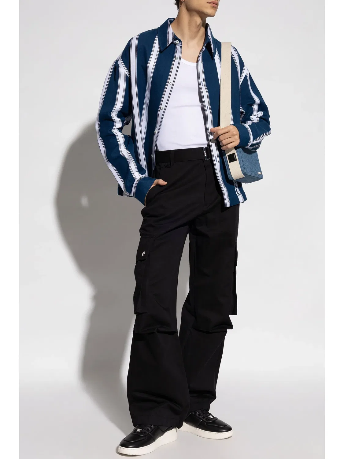 Штаны Le Cargo Jacquemus, черный — фото 4