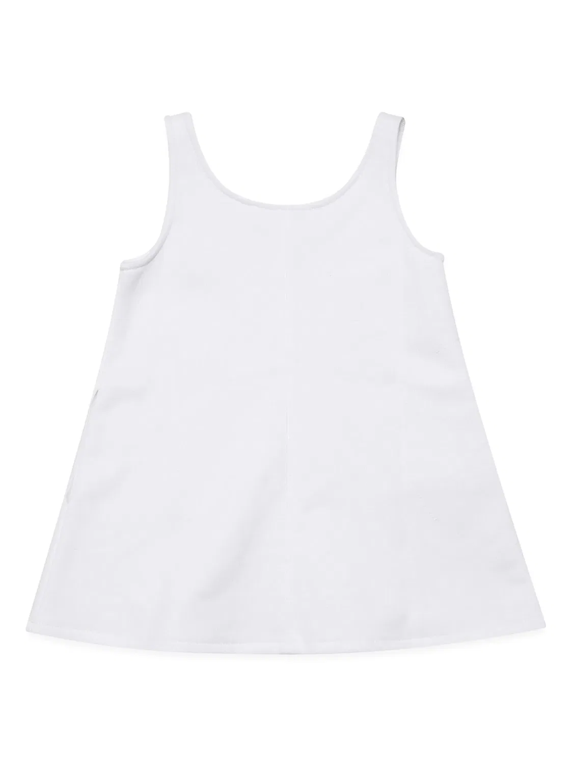 Платье с вышитым логотипом Marni Kids, белый — фото 2