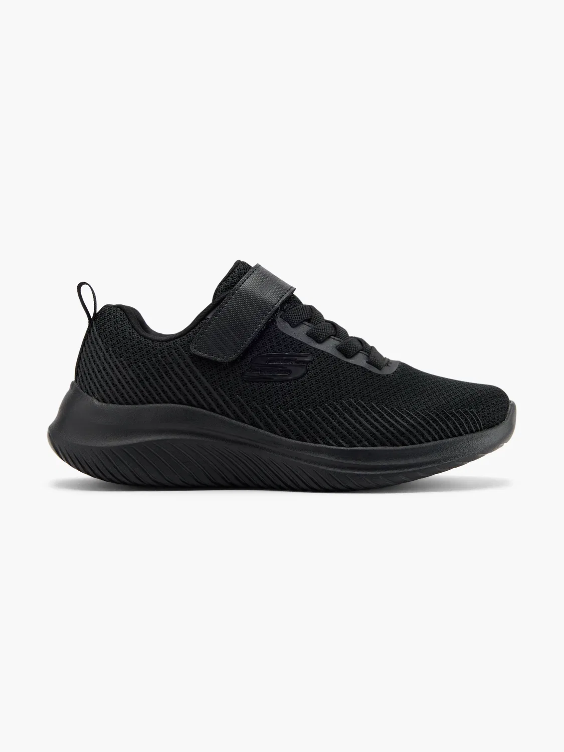 Мальчиковые полуботинки с эластичной шнуровкой Skechers, черный