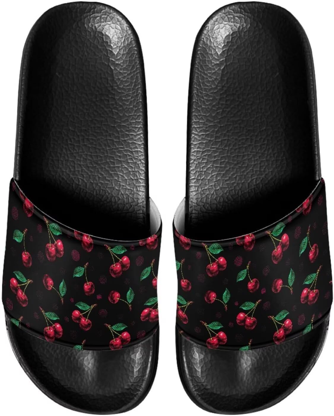 

Милые шлепанцы для женщин, удобные, быстро сохнущие, на плоской подошве, для пляжа и душа Judentidos, Cherry