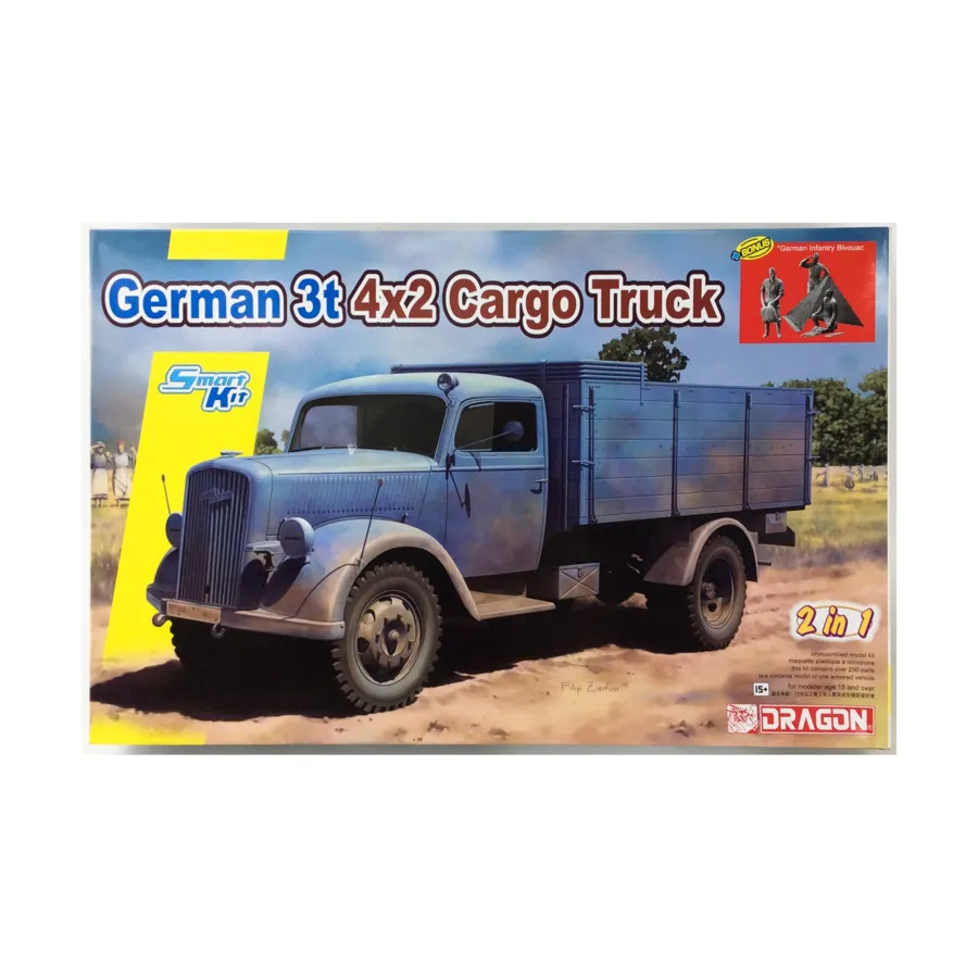 

Немецкий грузовой автомобиль 3t 4x2 (2-в-1), Dragon Models - '39 to '45 Series - Germany (1:35)