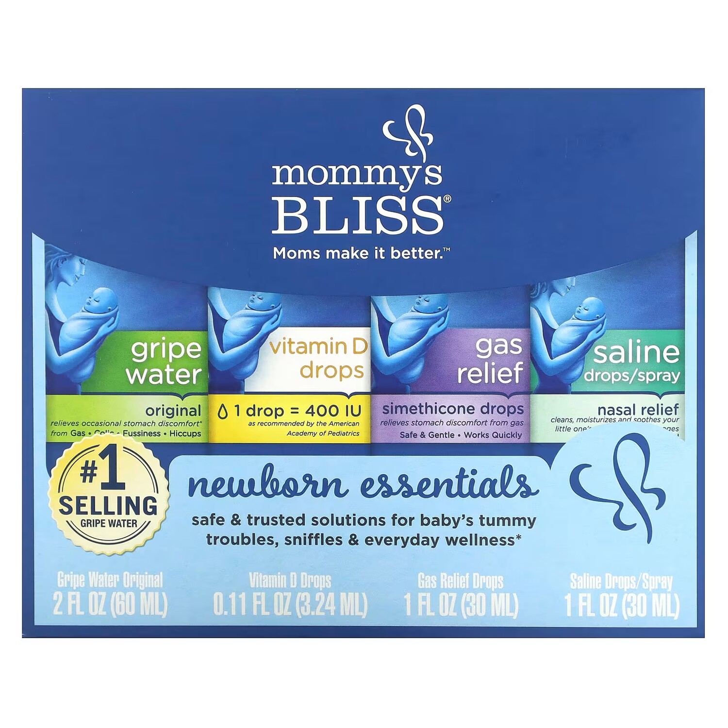 

Комплекс добавок Mommy's Bliss Newborn Essentials