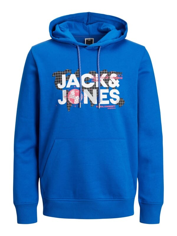 

Пуловер с капюшоном Jack & Jones, синий