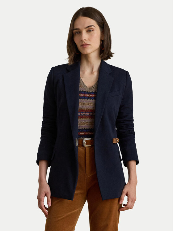 

Пиджак straight fit 200980021001 Lauren Ralph Lauren, синий