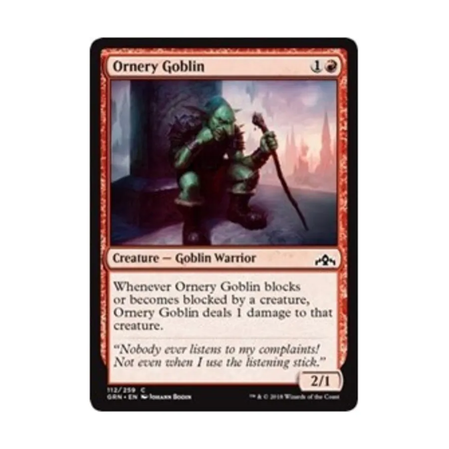 

CCG Злой Гоблин (К), MTG - Guilds of Ravnica