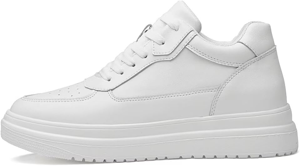 

Мужские невидимые кроссовки Diburosy с увеличением роста, легкие спортивные повседневные кроссовки с эффектом увеличения роста, противоскользящие, на 10 см выше, белый