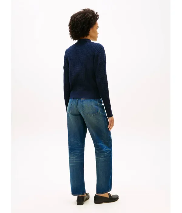 Полюс relaxed fit Tommy Hilfiger, темно-синий — фото 3