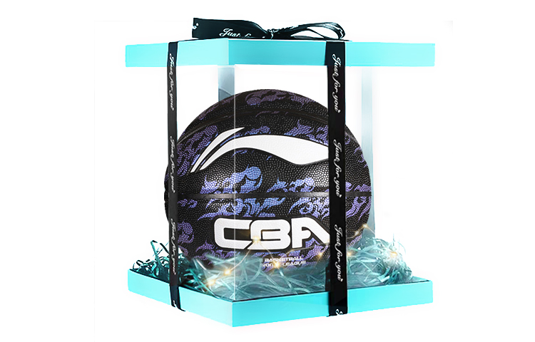 

LINING Коллекция CBA баскетбольный мяч PU фиолетовый размер 7 тренировочный соревновательный unisex Китай