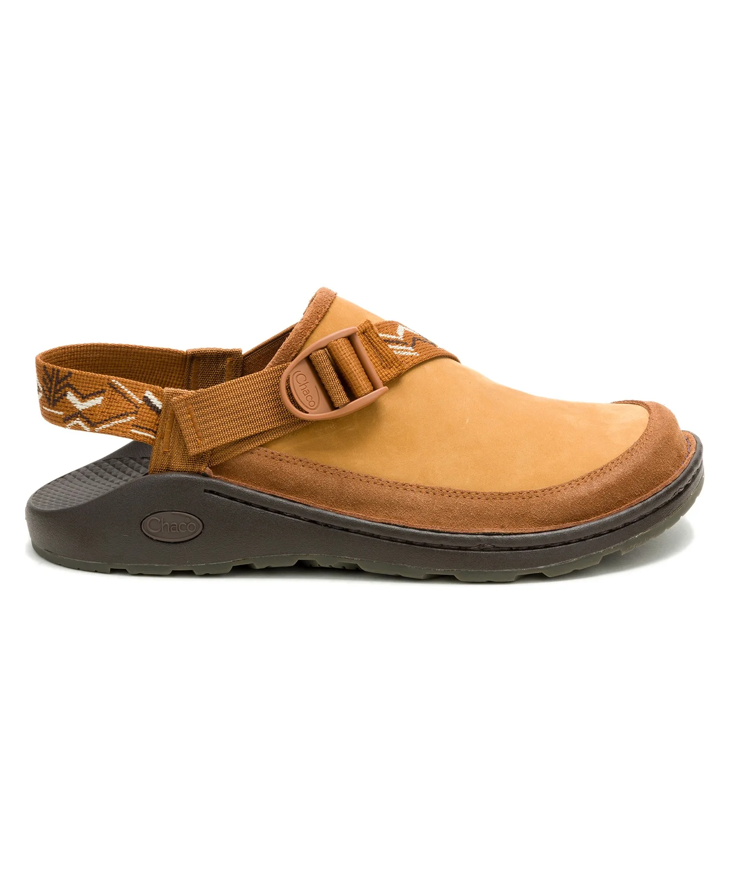 Мужские кожаные сандалии Chaco Canyon Clog Leather чёрные