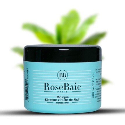 

Кератиновая маска с касторовым маслом ягодная 500мл, Rose Baie