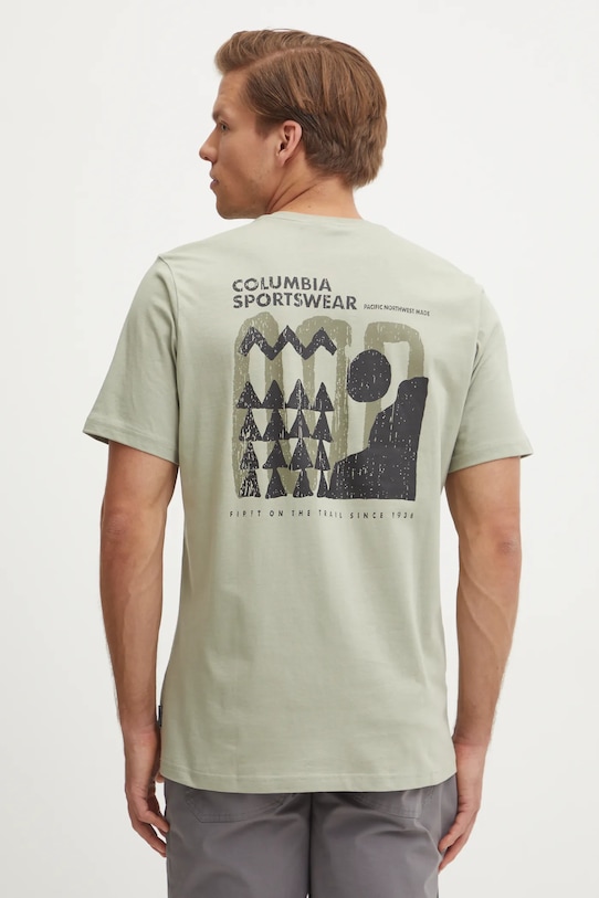 

Футболка хлопковая Explorers Canyon Columbia, зеленый