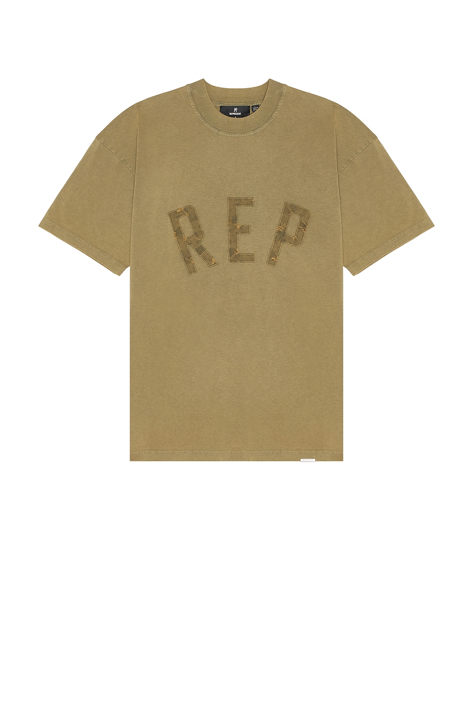 

Футболка с аппликацией из репса Represent, цвет fawn