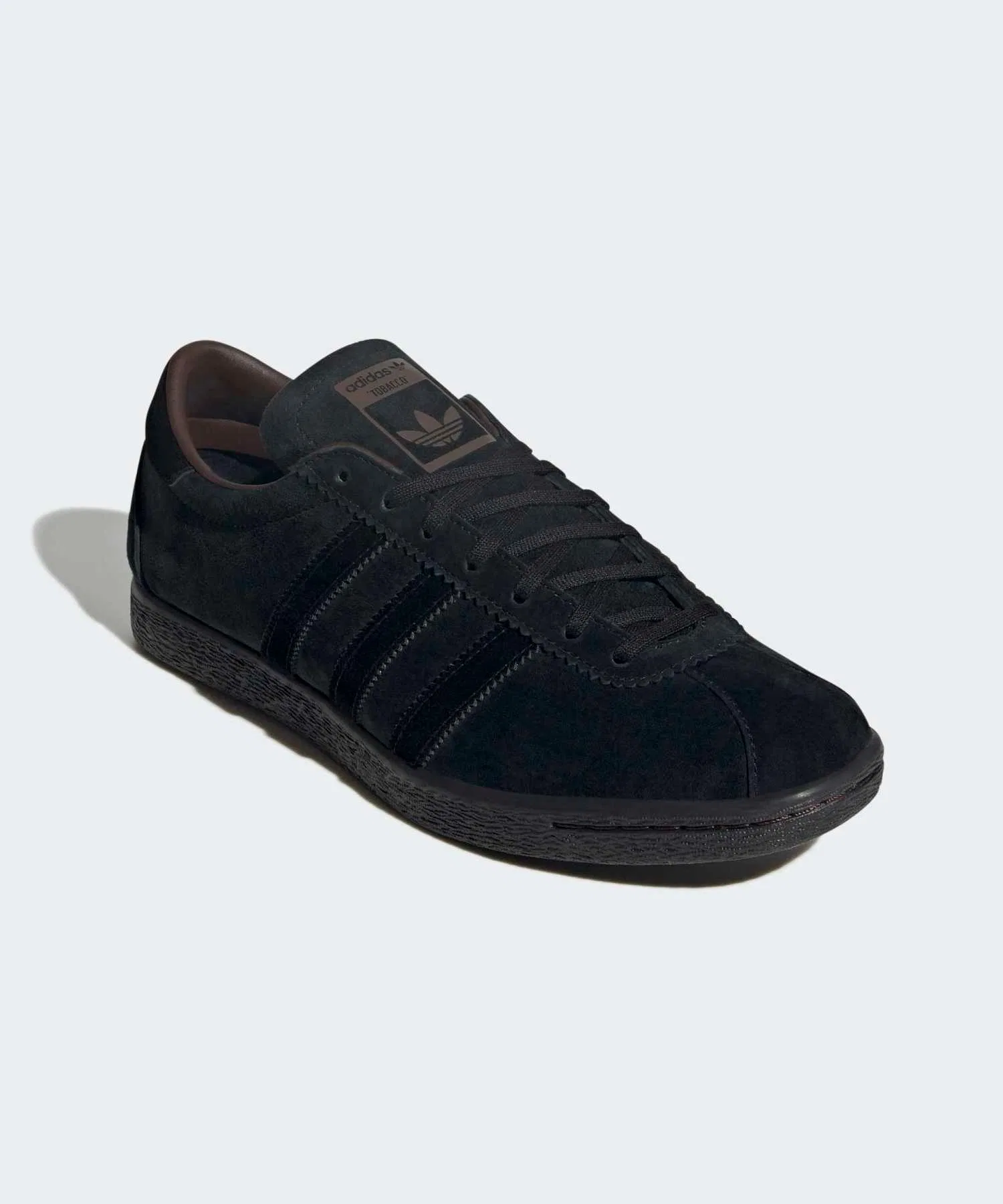 Унисекс кожаные кроссовки Adidas Tobacco коричневые — фото 4