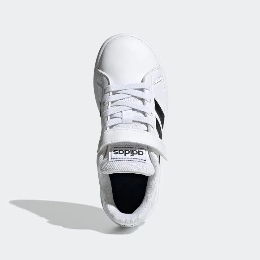 Кроссовки adidas Grand Court, белый/черный/белый — фото 3