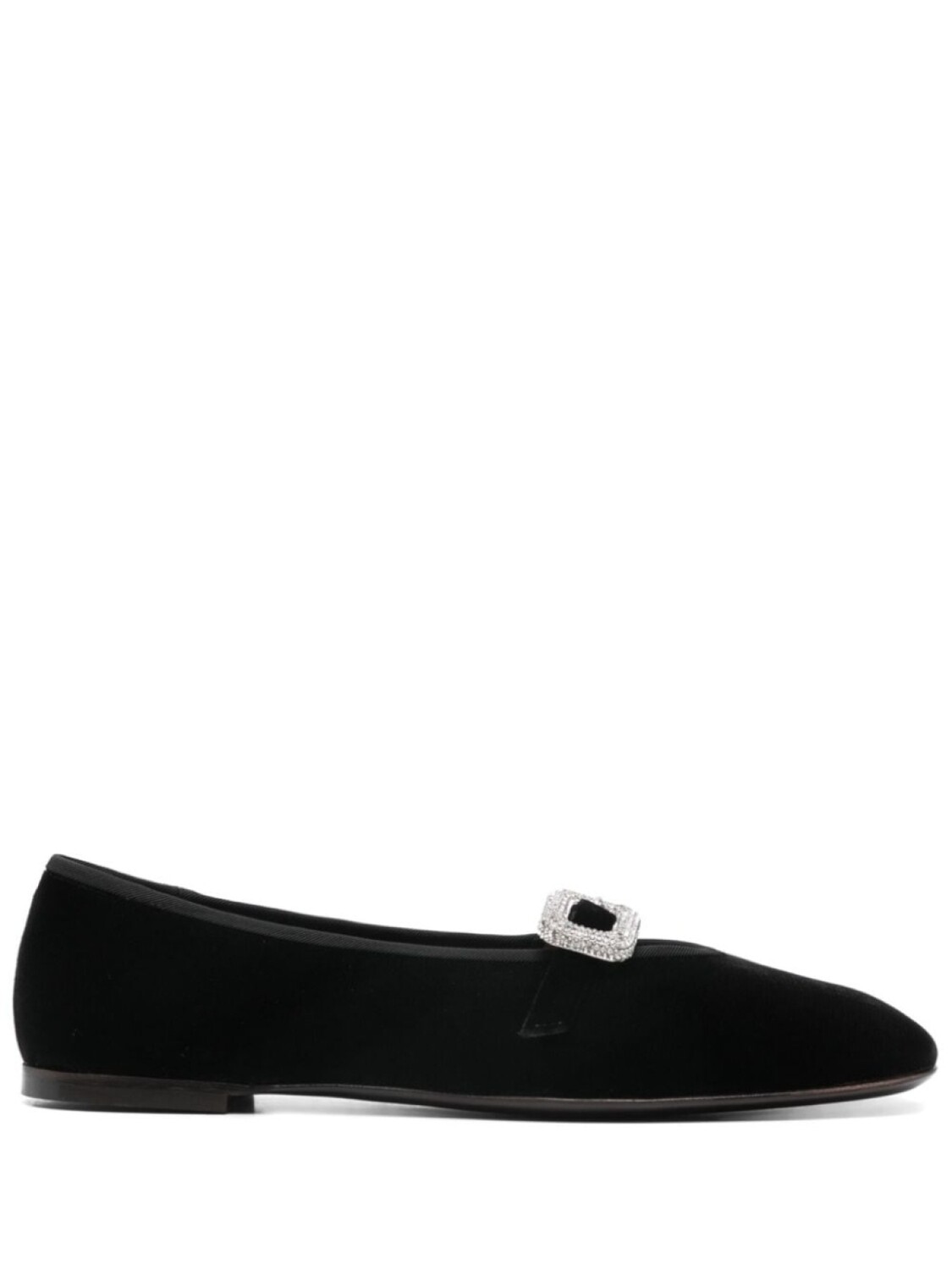 Giuseppe Zanotti балетки Georgia с пряжкой, черный