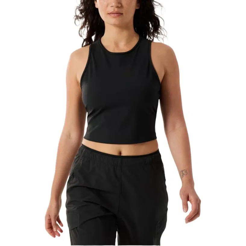 Топ-майка женская Arcteryx Black/Polar White