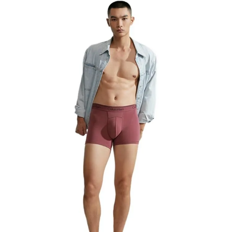 Мужские трусы 2 шт Calvin Klein, H28-Sea Wave Blue/Marble Gray — фото 4
