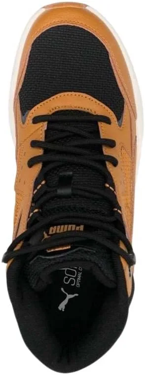 Мужские кроссовки PUMA X Ray Speed Mid WTR Castlerock Black Ebony Red Winter (385869 02), черный/песочный — фото 2