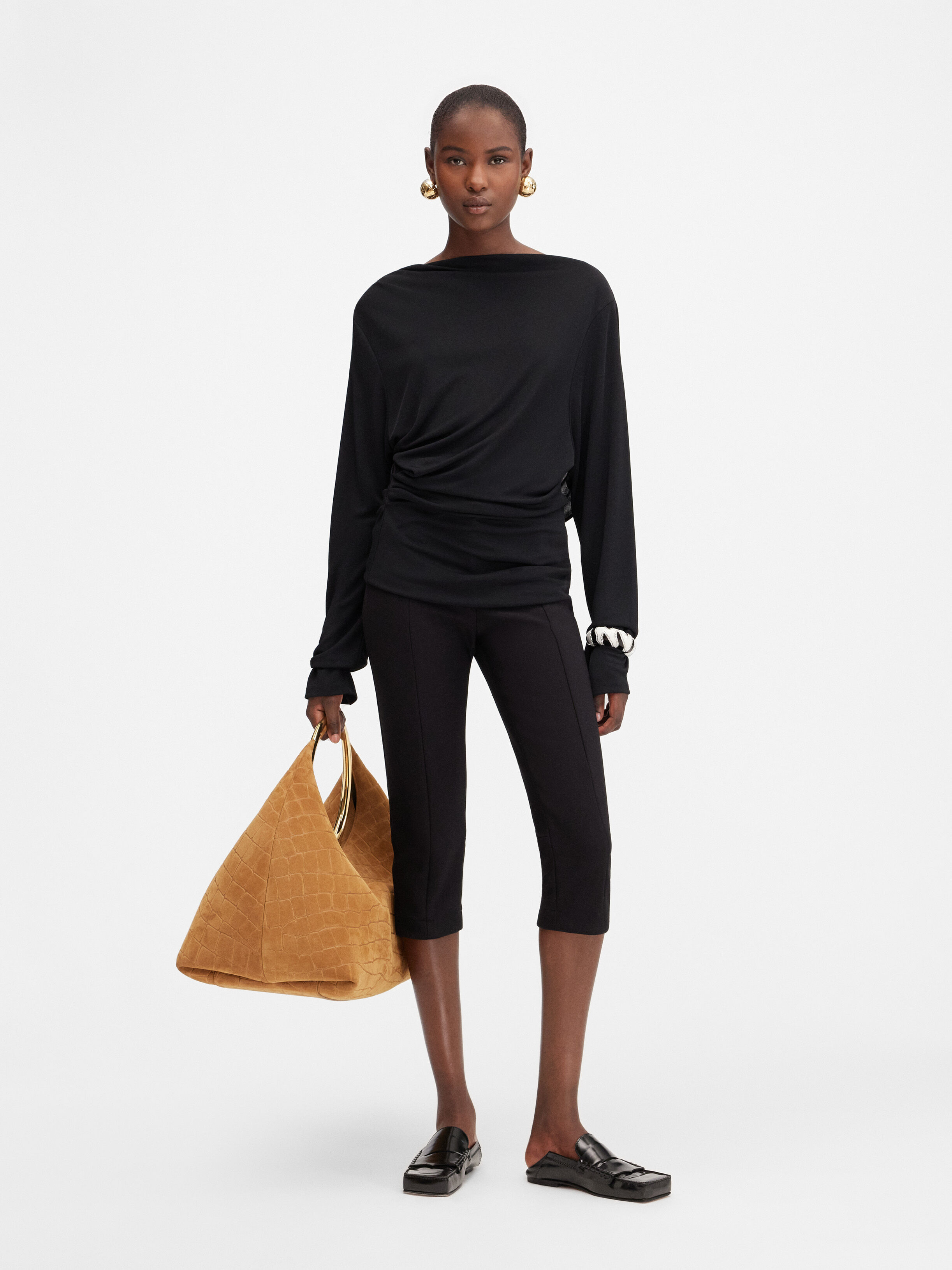 

Топ с открытой спиной JACQUEMUS The Croisière top, черный