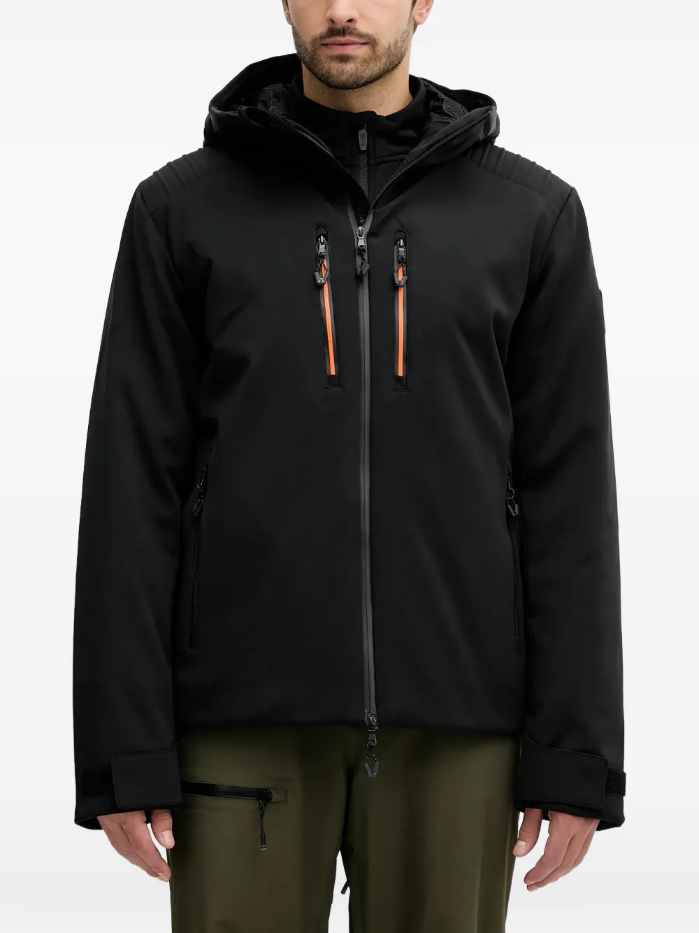 

Лыжная куртка с капюшоном Ea7 Emporio Armani, черный