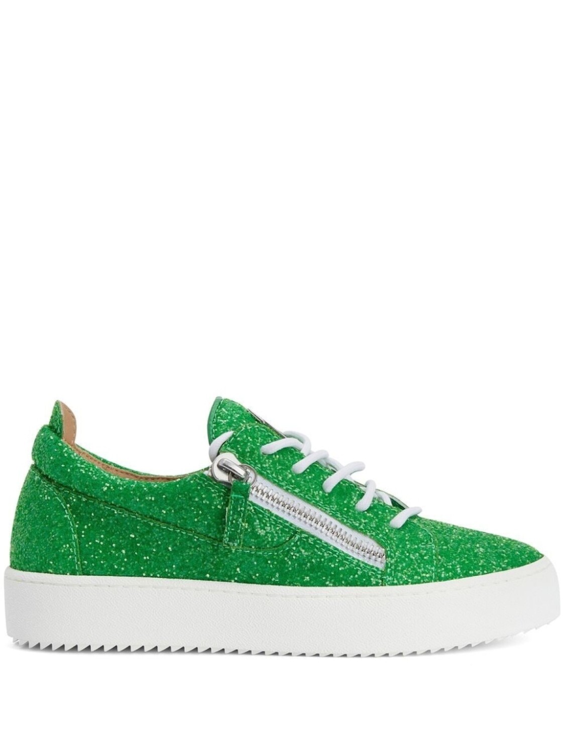 Giuseppe Zanotti кеды Gail с блестками, зеленый