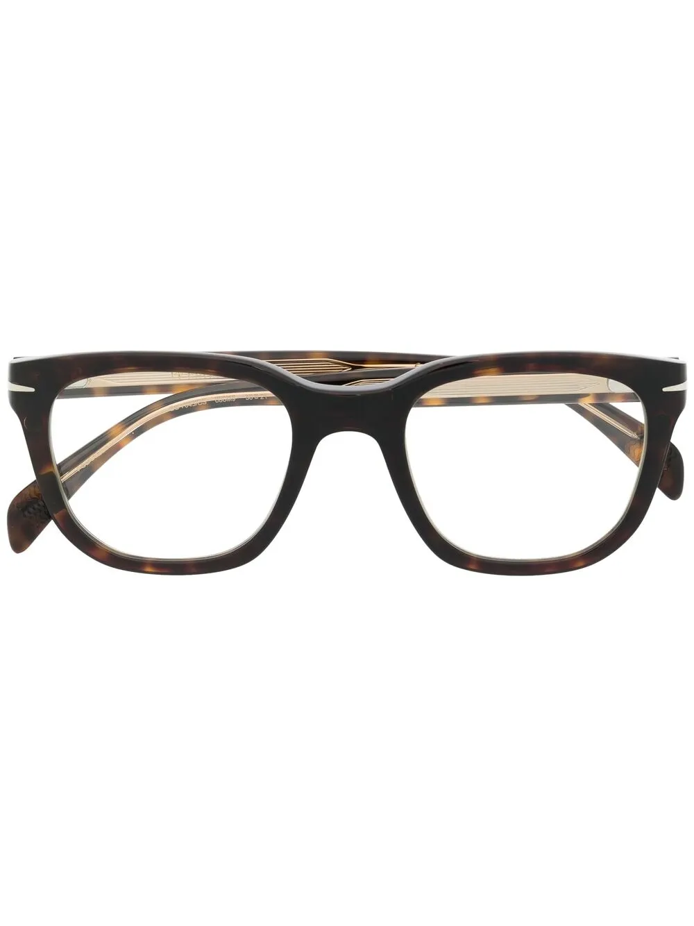 

Очки в оправе черепаховой расцветки Eyewear by David Beckham, коричневый