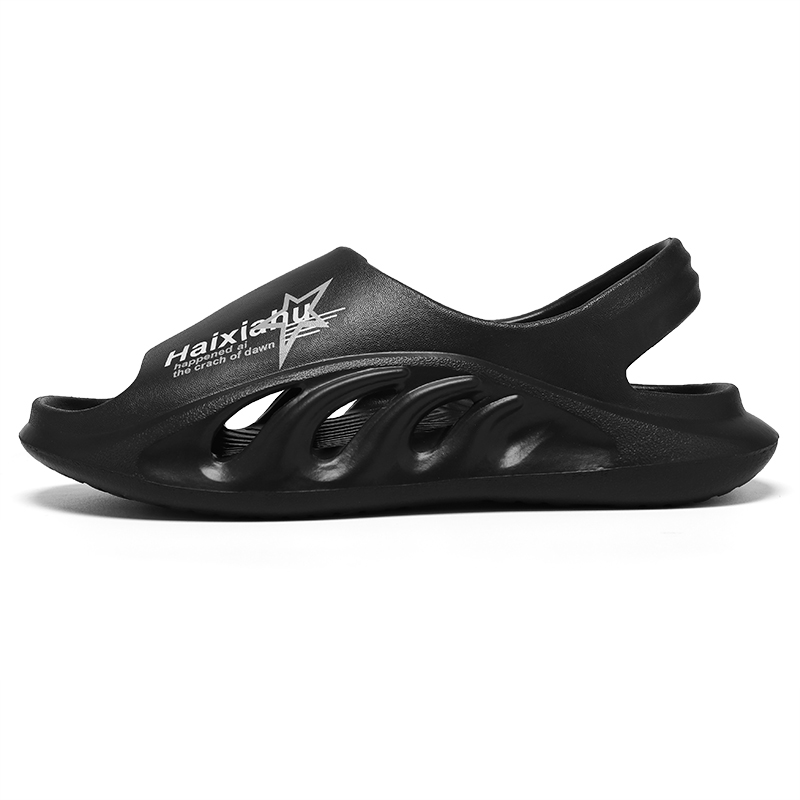 

NANJIREN Пляжные сандалии унисекс черные, цвет Black