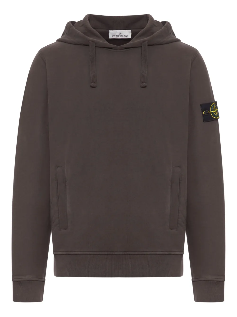 

Худи с логотипом Stone Island, коричневый