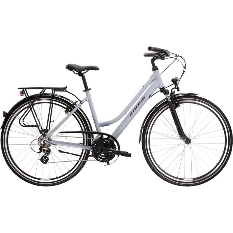 

Женский велосипед Kross Trans 2.0 Lady Grey/Black