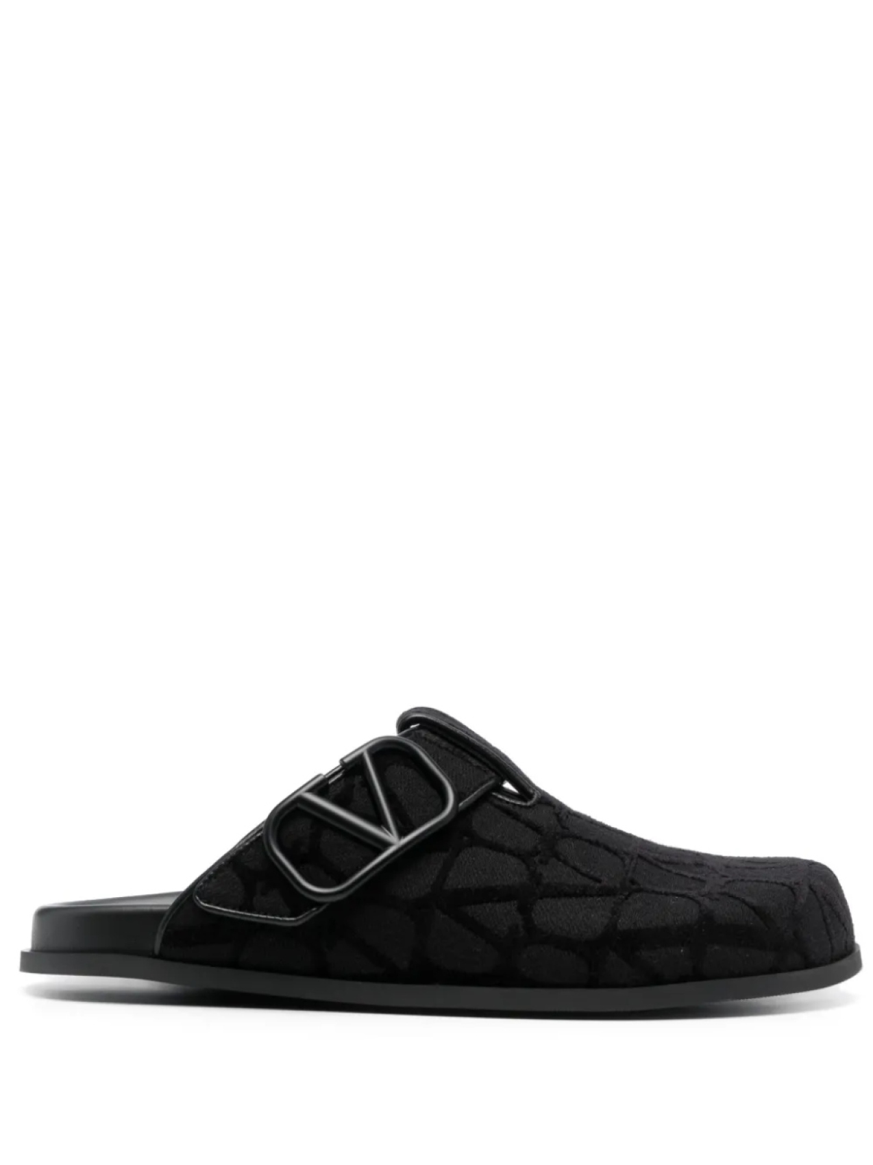 

Valentino Garavani мюли Toile Iconographe с логотипом VLogo Signature, черный