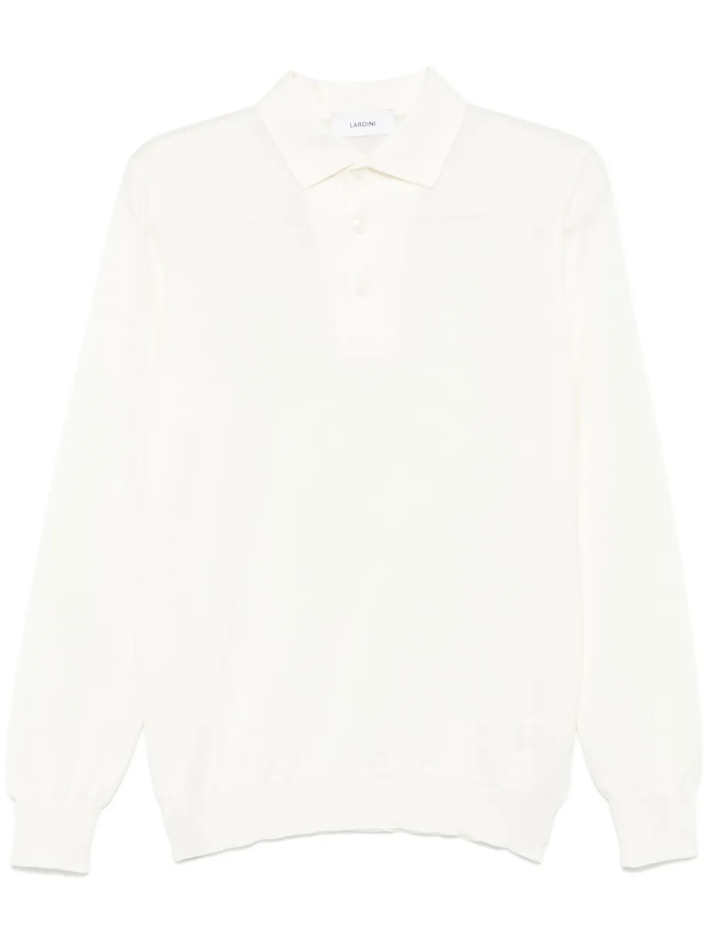

Меланжевая рубашка поло Lardini, белый