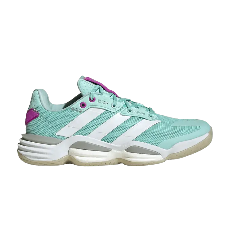 Кроссовки adidas Wmns Stabil 16 Semi Flash Aqua Purple Burst, бирюзовый