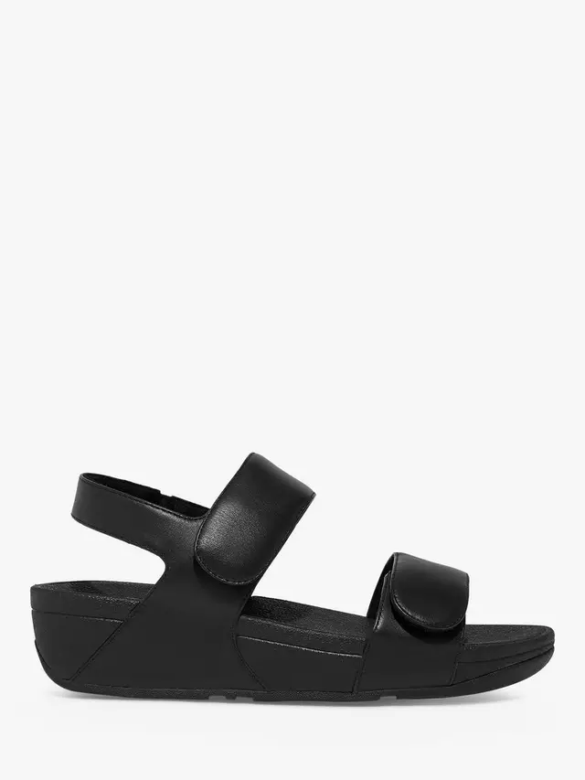 

Сандалии FitFlop Lulu Adjustable Strap Leather, цвет all/black