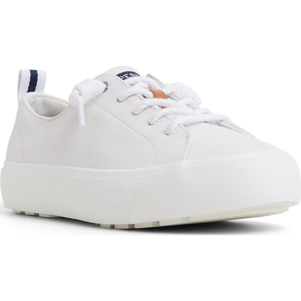 Кроссовки Cove из кожи на платформе со шнурками Sperry, белый
