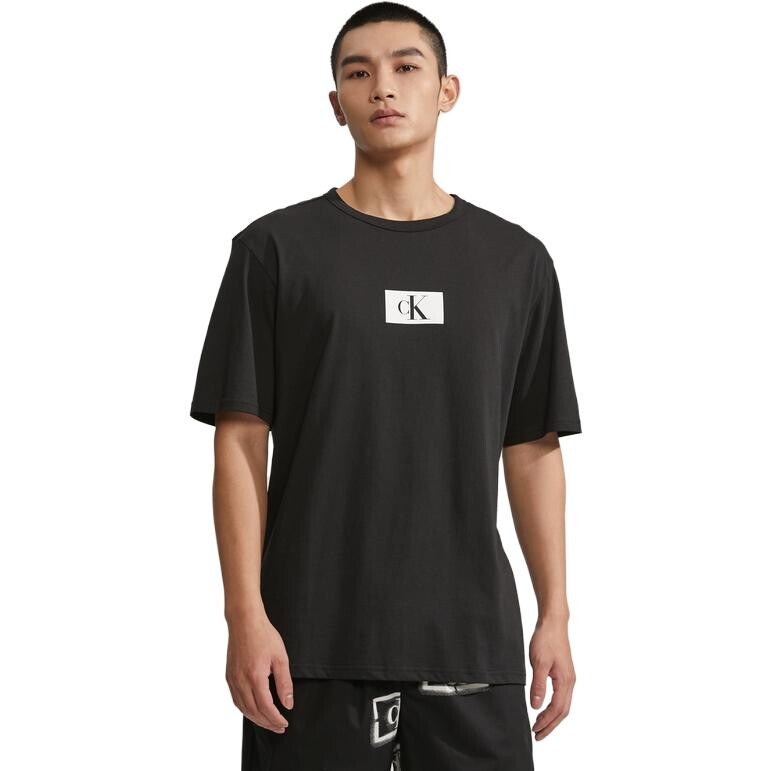 Футболка мужская UB1 - черная Calvin Klein, черный — фото 4