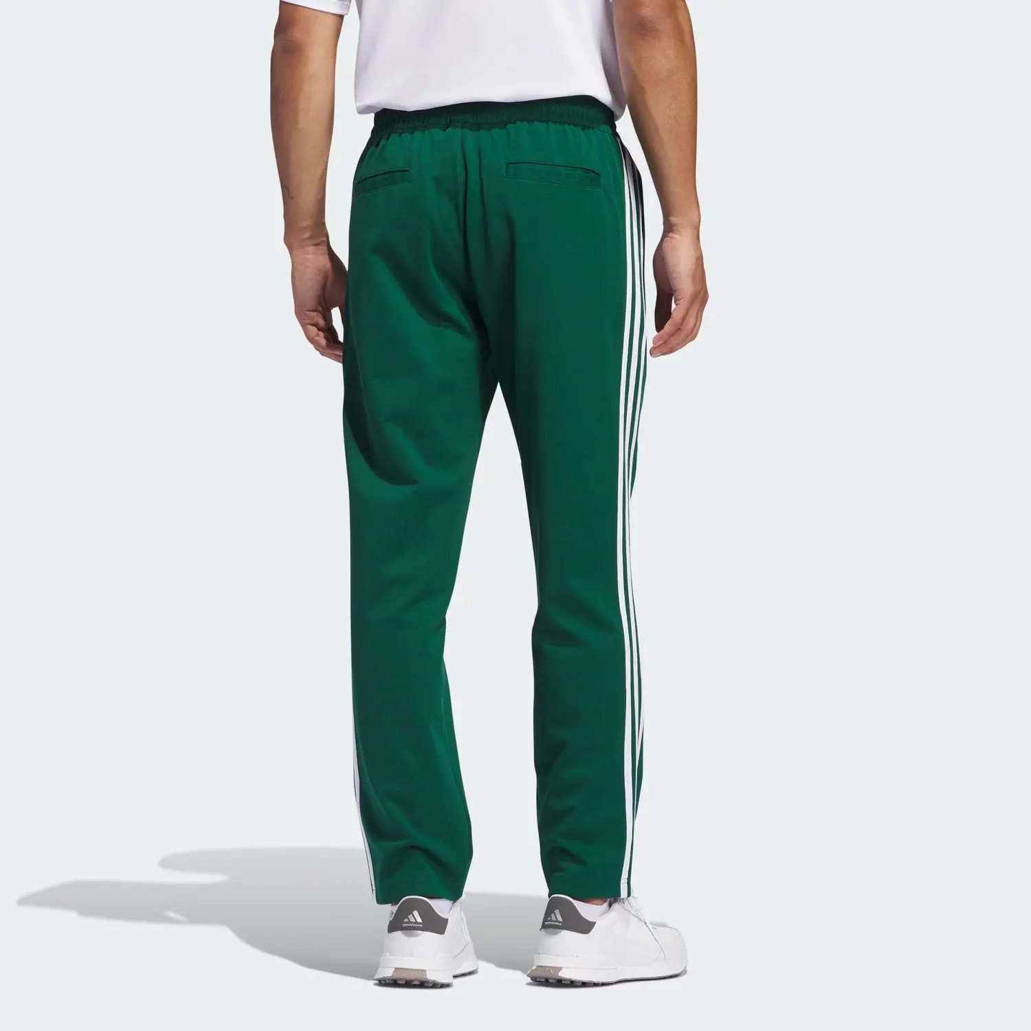 Мужские трикотажные спортивные штаны Ultimate Knit Forest Green Adidas, зеленый — фото 2