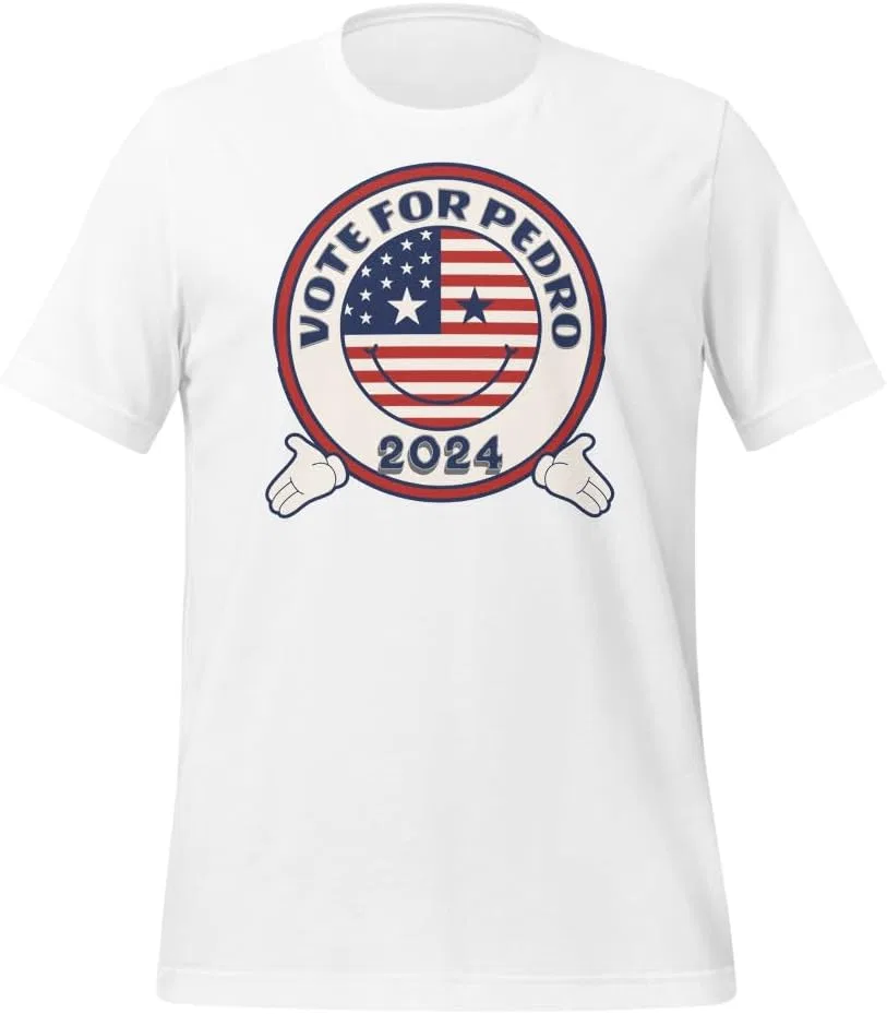 Футболка с принтом Vote for Pedro Generic, White
