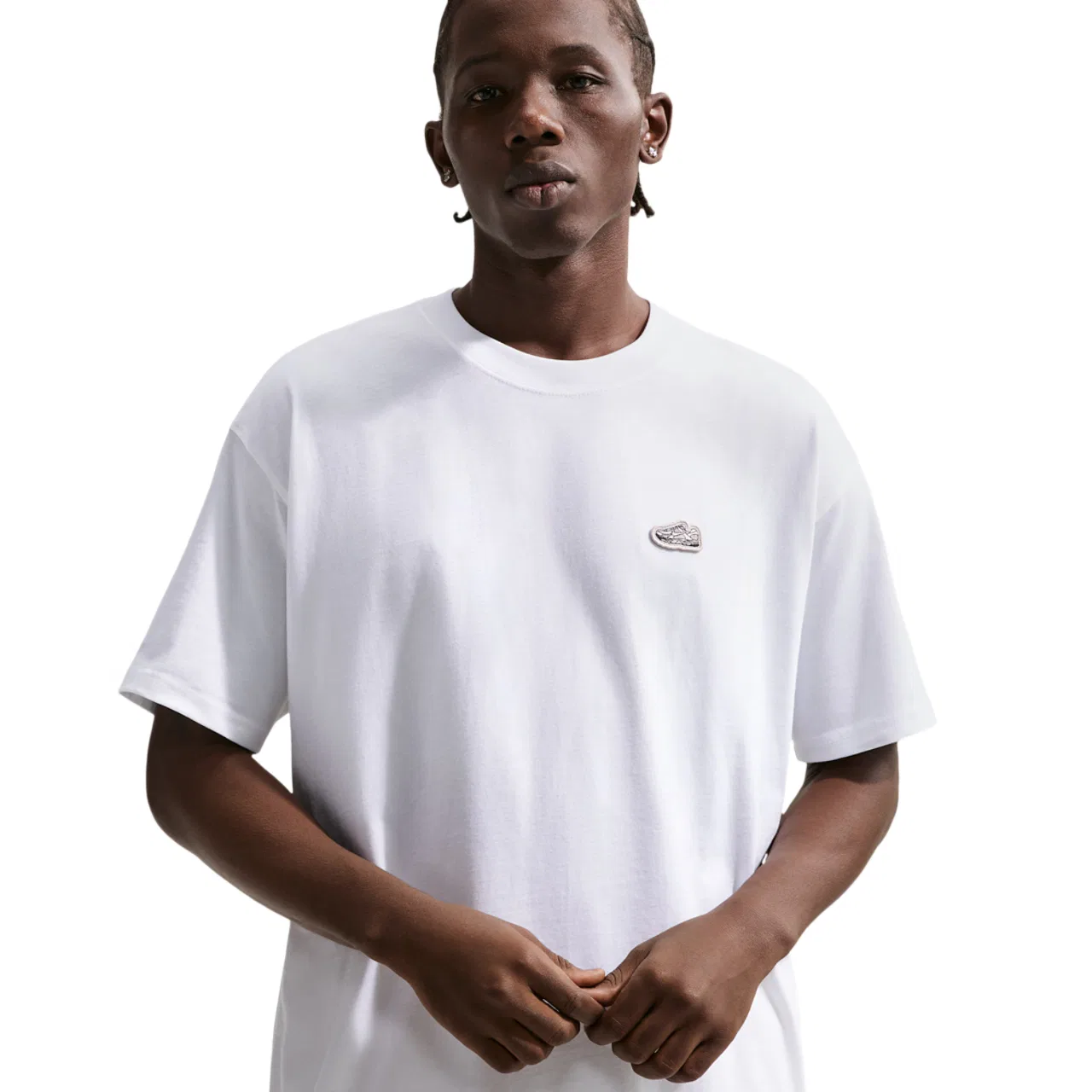 Мужская футболка Vomero Patch Loose Nike, белый