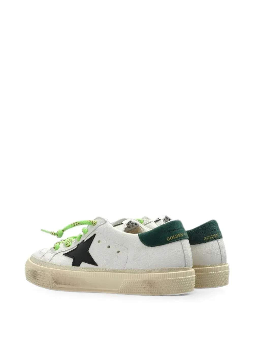 Кроссовки May со звездой-нашивкой Golden Goose Kids, белый — фото 3