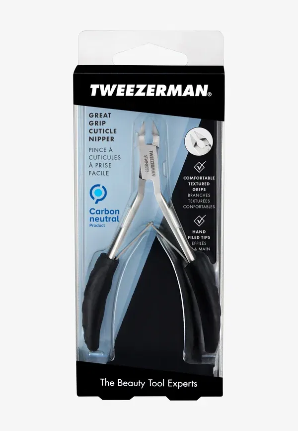 Кутикульные кусачки с текстурированными ручками Cuticle nipper Tweezerman, Stainless, нержавеющая сталь — фото 2